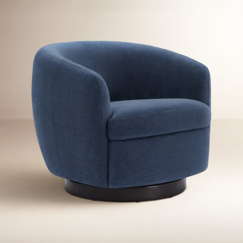 Fauteuil demi-tonneau Marcy, Élite indigo