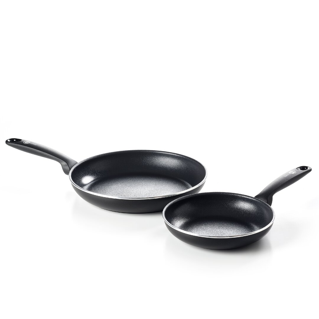 GreenPan Andorra 2-Teiliges Bratpfanne Set mit keramischer Antihaftbeschichtung 24cm & 28cm