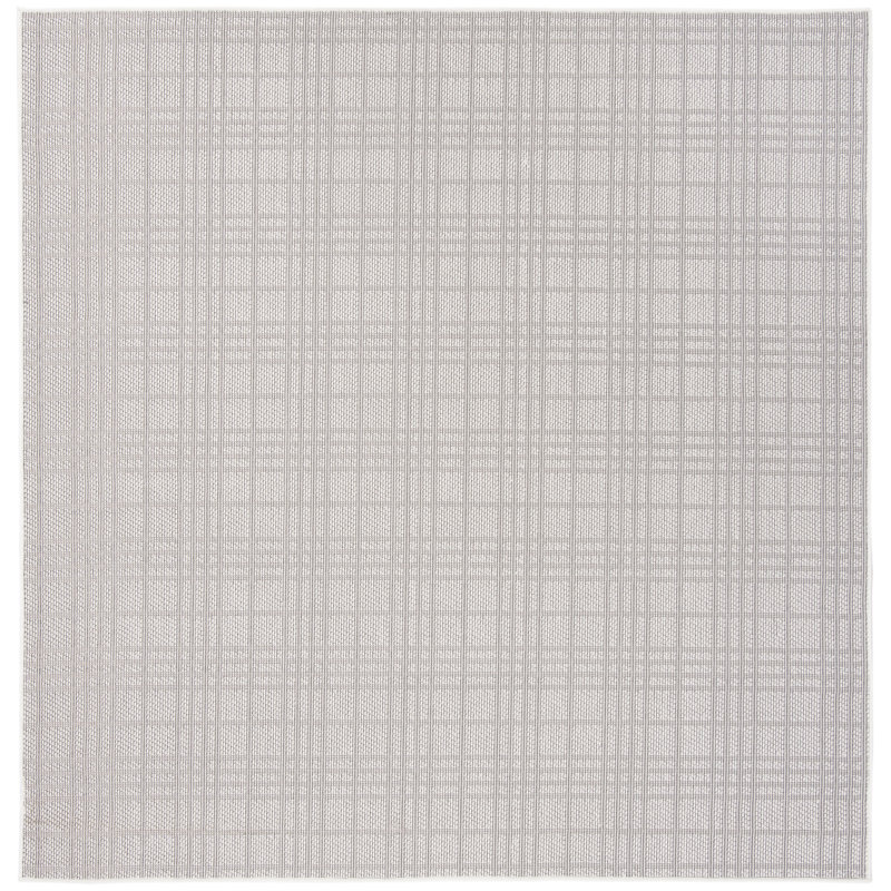 Abass Performance Machine Washable Plaid Indoor/Outdoor Area Rug, Square 8'