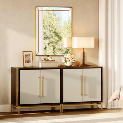  Commode en cuir