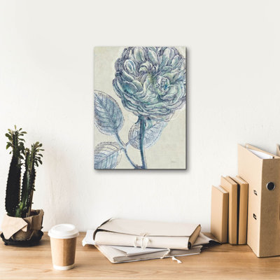 Epic Graffiti 'Belle Fleur 3 C' by Sue Schlabach Canvas Wall Art