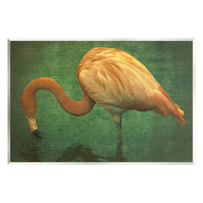 «Dark Flamingo in Pond», art mural par GraffiTee Studios