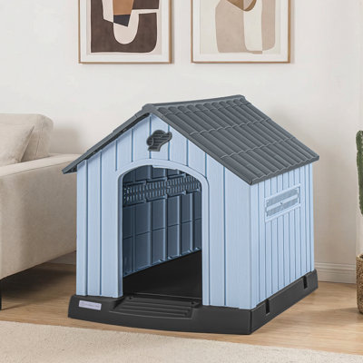 Grande niche pour chien d'extérieur résistante aux intempéries