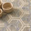 Tapis bleu en jute tissé à la main Tala-41079354