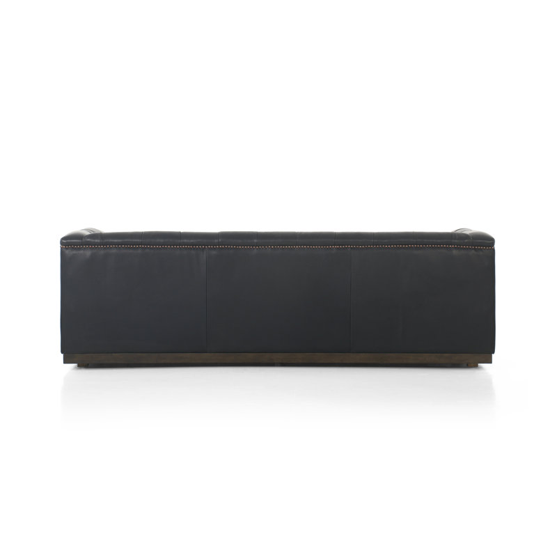 Maxx Sofa, Heirloom Black Genuine Leather