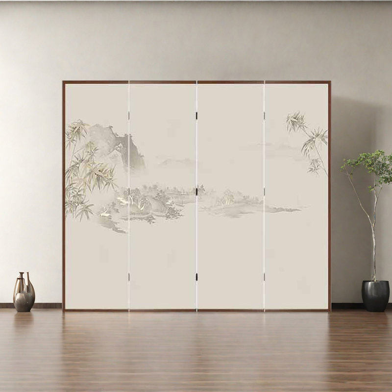 Medieval style office screen, 74.8" H x 78.74" L