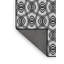 Tapis gris/zone noire à motifs-1139694051