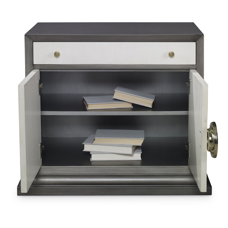 Soleil 1 - Drawer Nightstand, Gray
