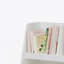 Bibliothèque pour enfants et organisateur de jouets, bibliothèque ouverte en bois à 5 casiers, rangement pour bébé à 2 niveaux avec pieds