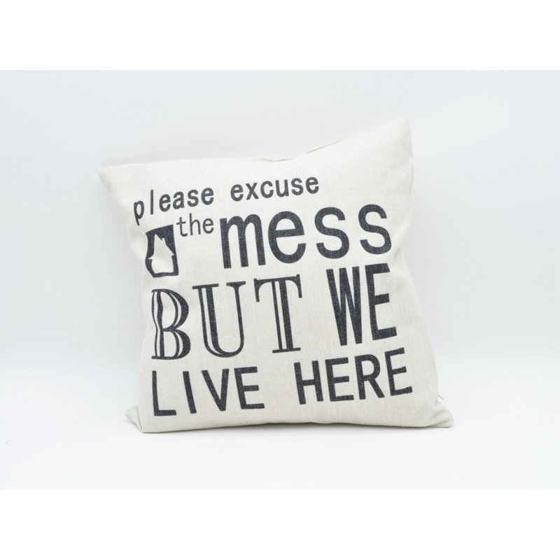 Linen Throw Pillow