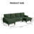 Modular U-Shaped Sectional Sofa, 4-Seat Convertible Couch, Modern Corduroy Upholstered Sofa Furniture-610617290