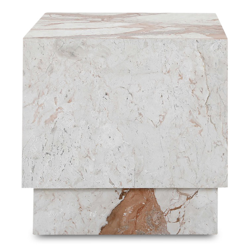 Layla Side Table Breccia Marble