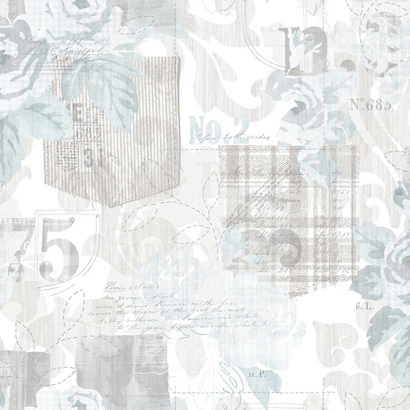 Rouleau de papier peint à motif floral Nordic Elements L 32,81 pi x l 20,87 po Nordic Elements, Beige