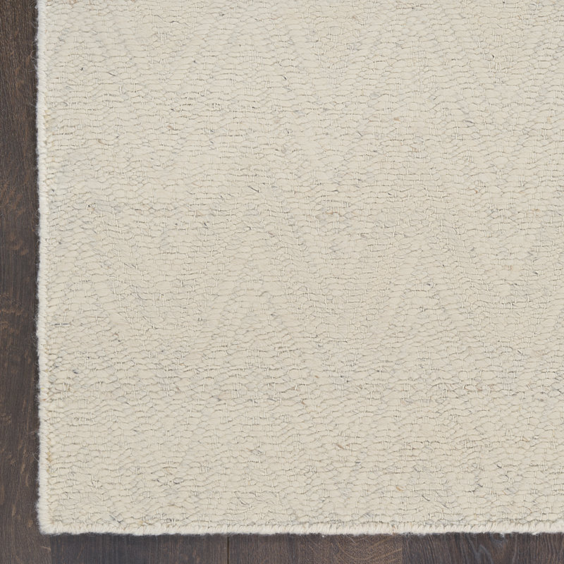 Dkny Pure Purl 7'9" X 9'9" Ivory Modern Indoor Rug, Rectangle 7'9" x 9'9", Light Beige