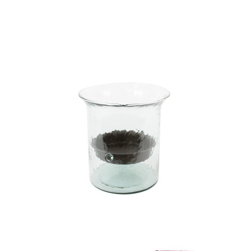 12.5'' H Glass Tabletop Hurricane