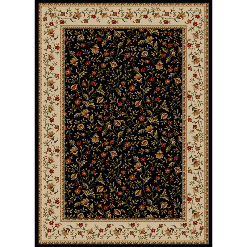 Tapis noir Como, Tapis de couloir 2 pi 2 po x 7 pi 7 po