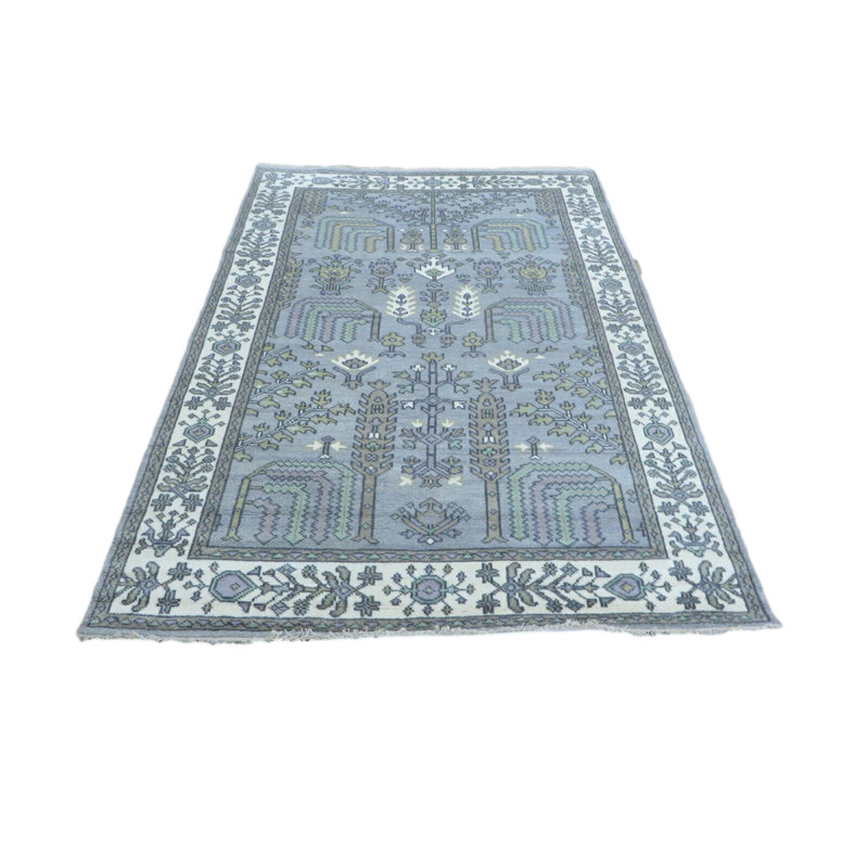 Tapis oriental gris Oushak 6 pi 2 po x 8 pi 10 po 6CE1FA282A404116B78AF9A2E42EA116