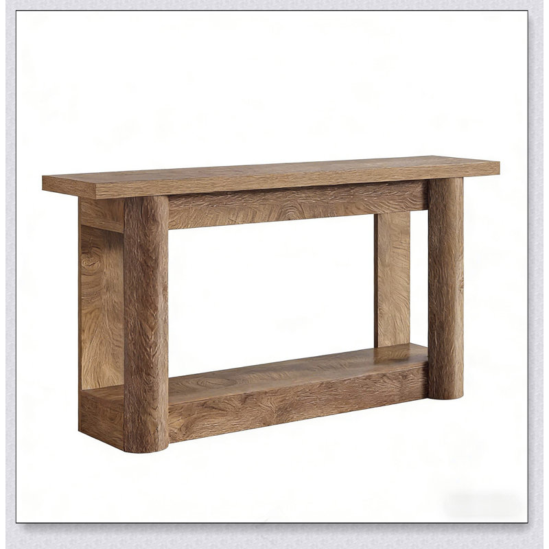 Table de vestibule à 2 niveaux, table de canapé d'entrée, console