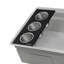 Ruvati 33-inch Workstation Dual Tier Nova Double Bowl Low Divide Undermount Stainless Steel Kitchen Sink
