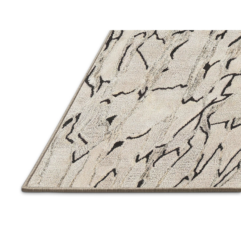 Abstract Indoor Rug, Rectangle 2' x 4'