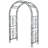 Montebello Iron 84" Tall Garden Arbor-1275385468