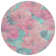 Machine Washable Indoor/Outdoor Claudian ACN1545 Pink Rug