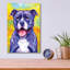 «Peppy Mauve Pitbull» par Rebecca Wang Art-1887714241