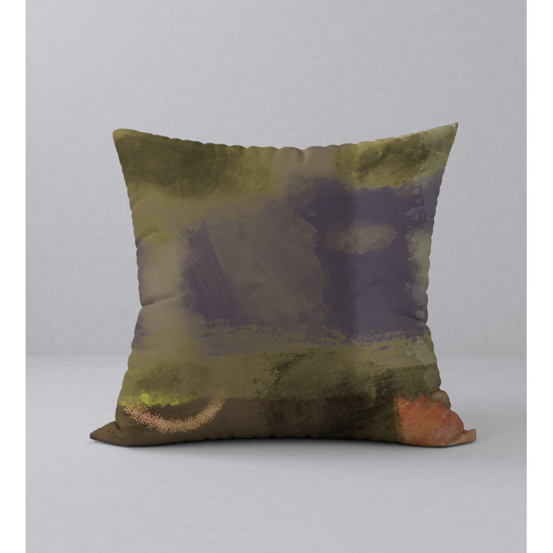 Abstract Reversible Throw Pillow, 24" x 24"