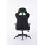 Fit@home Adjustable Armrest and Reclining PC & Racing Game Chair in Black and Green