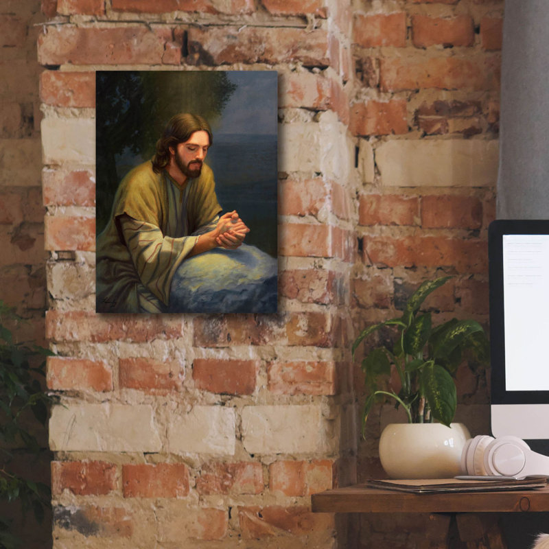 «Tomblin The Intercession On Canvas» par David Lindsley, reproduction, H 16 po x l 12 po x P 0,75 po