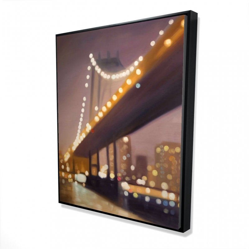 New-York la nuit - Toile pour chambre romantique | Décoration intérieure