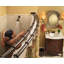Robinet de salle de bain central avec ensemble de drain Moen Brantford-3864634