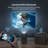 WEMAX Google TV Projector, Netflix Officially Licensed 4K Support, Mini Projector with Wifi and Bluetooth, Smart Movie Projector for Home Theater, 1080P Full HD, MAX 120" Display, Dolby Audio