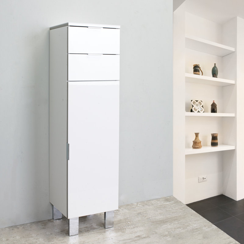 Lois Linen Cabinet, White