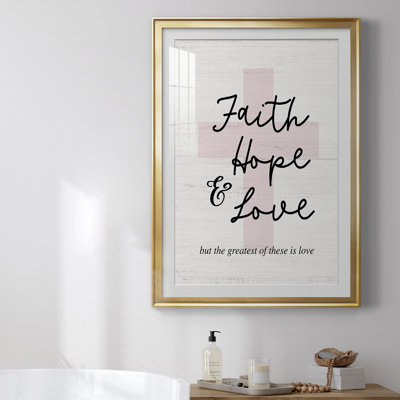 " Faith Hope And Love Cross "