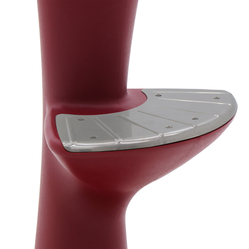 Tramontina Pepe Polyethylene Stool, Burgundy