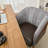 Chenille Upholstered Swivel Chair-1441659825