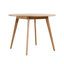 Sienna Round Wooden Dining Table - 100cm-1378432643