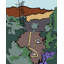 Jacaranda Hill Print by Deborah Blum-1065322629