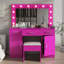 Large Makeup Vanity Set with Lights, USB & Power Outlet,3 Drawers-1626981186