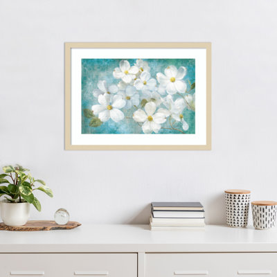 «Indiness Blossom» par Danhui Nai, impression sur bois encadrée
