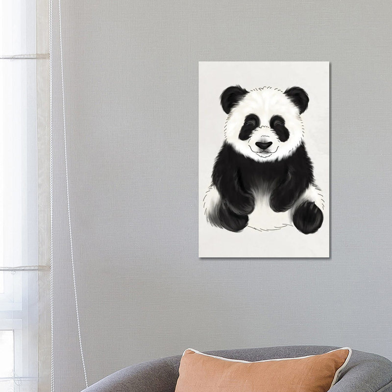 Baby Panda by Katie Bryant - Wrapped Canvas Print, 66.04 cm H x 45.72 cm W x 1.91 cm D