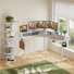 Standing Desk With Rotating Bookcase