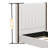 67.5" Tall Headboard Upholstered  Bed With Vertical Striped And Wingback Design, Box Spring Needed, Linen-140537740