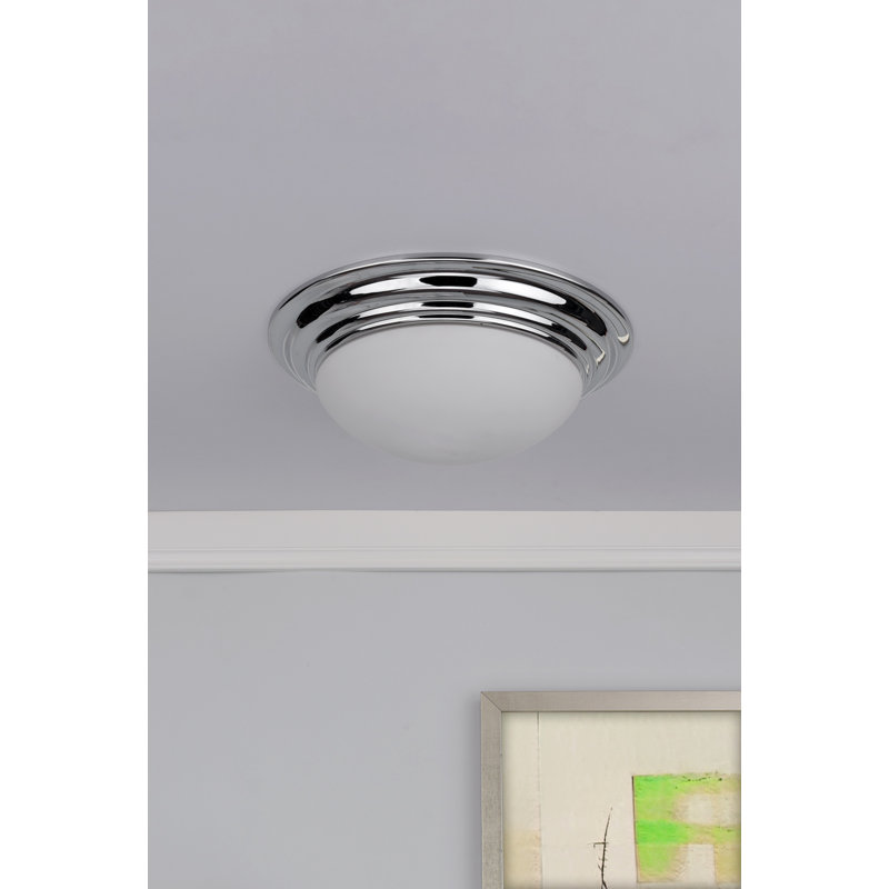 Eastwood Glass Flush Mount, 12cm H x 38cm W x 38cm D