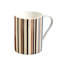 Stripes Bone China Coffee Mug