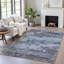 Tapis bleu intérieur / extérieur lavable à la machine Xhevrie-112027390