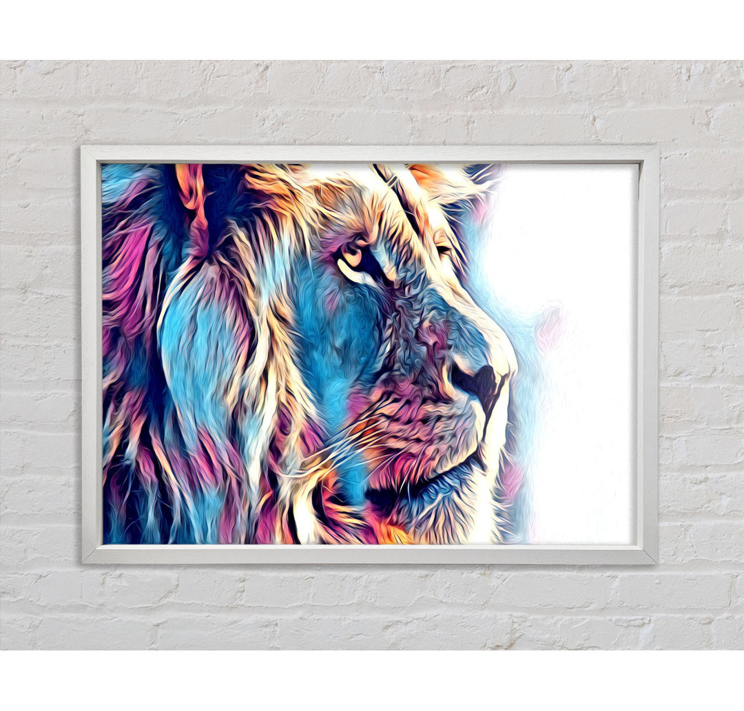 Cooler Blues Lion - Druck