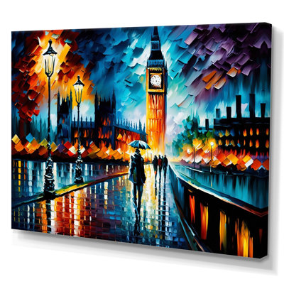 " Colorful City in London II " Color Photography Painting