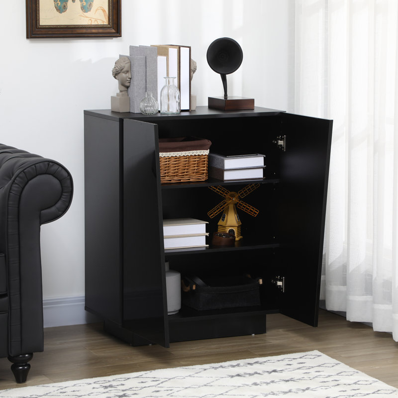 Ascary 70cm W Chest of Drawers, Black